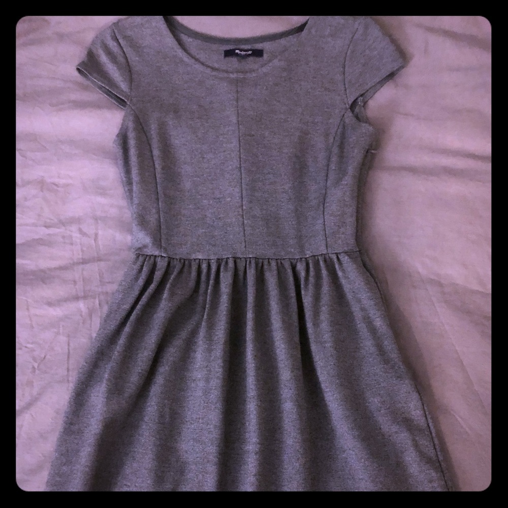 Madewell grey ponte dress